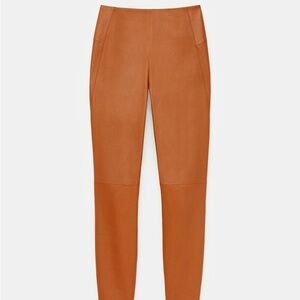 Lafayette 148 STRETCH NAPPA LEATHER GREENWICH LEGGING